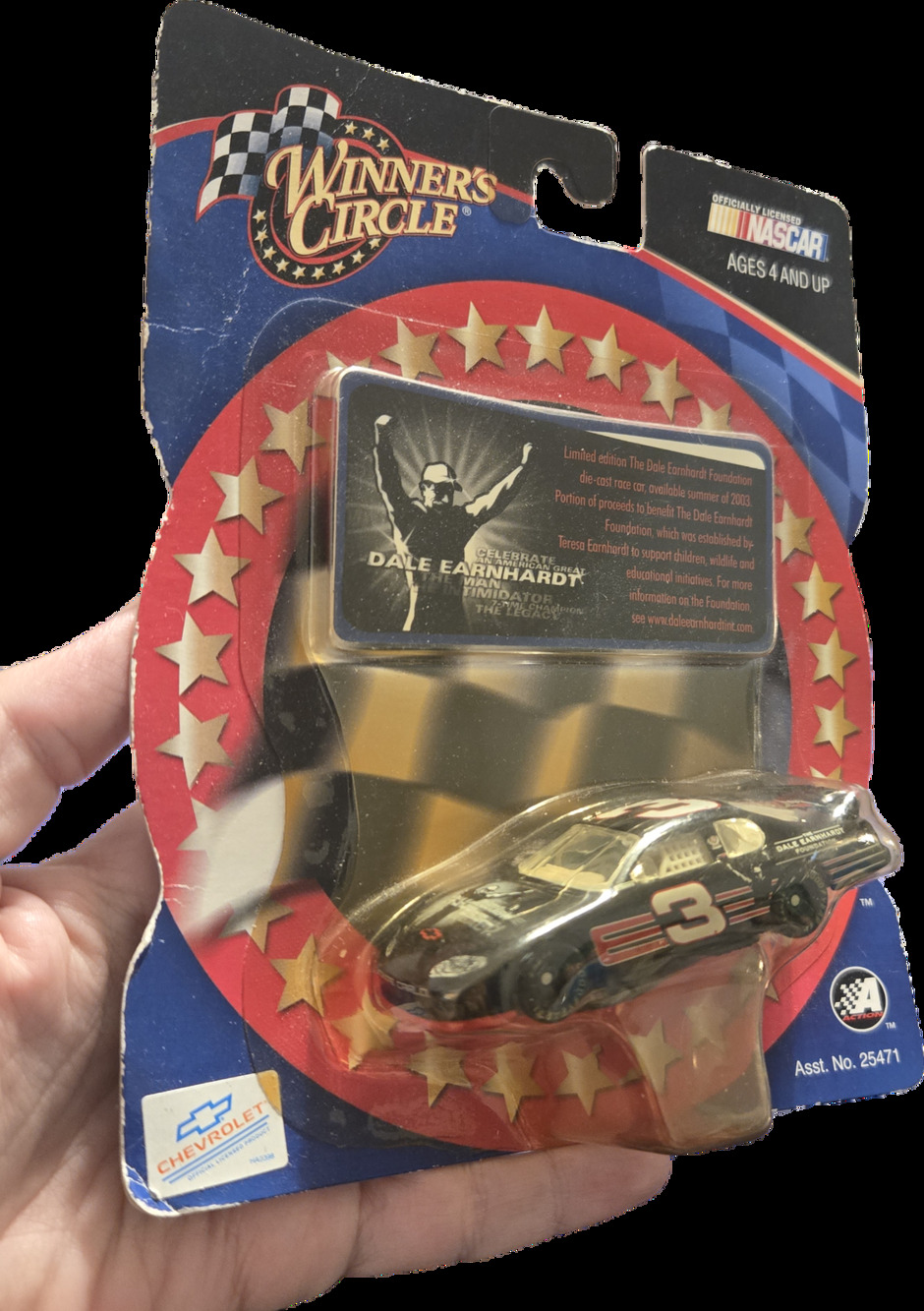 Dale Earnhardt Foundation 2003 Limited Edition Winner's Circle #3 MOC